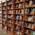 Books on a bookshelf