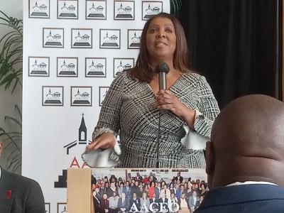 New York State Attorney General Letitia James