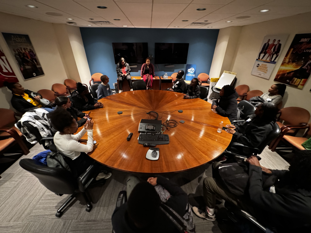 Ms. Lamon and Ms. Grant spent an hour with students on the executive floor answering questions about career paths, opportunities and the power of networking.