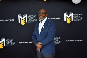 Dr. Robert Waterman is the Director of Career Services at Medgar Evers College (Photo by Amunet Jones/Student in Office of Communications)