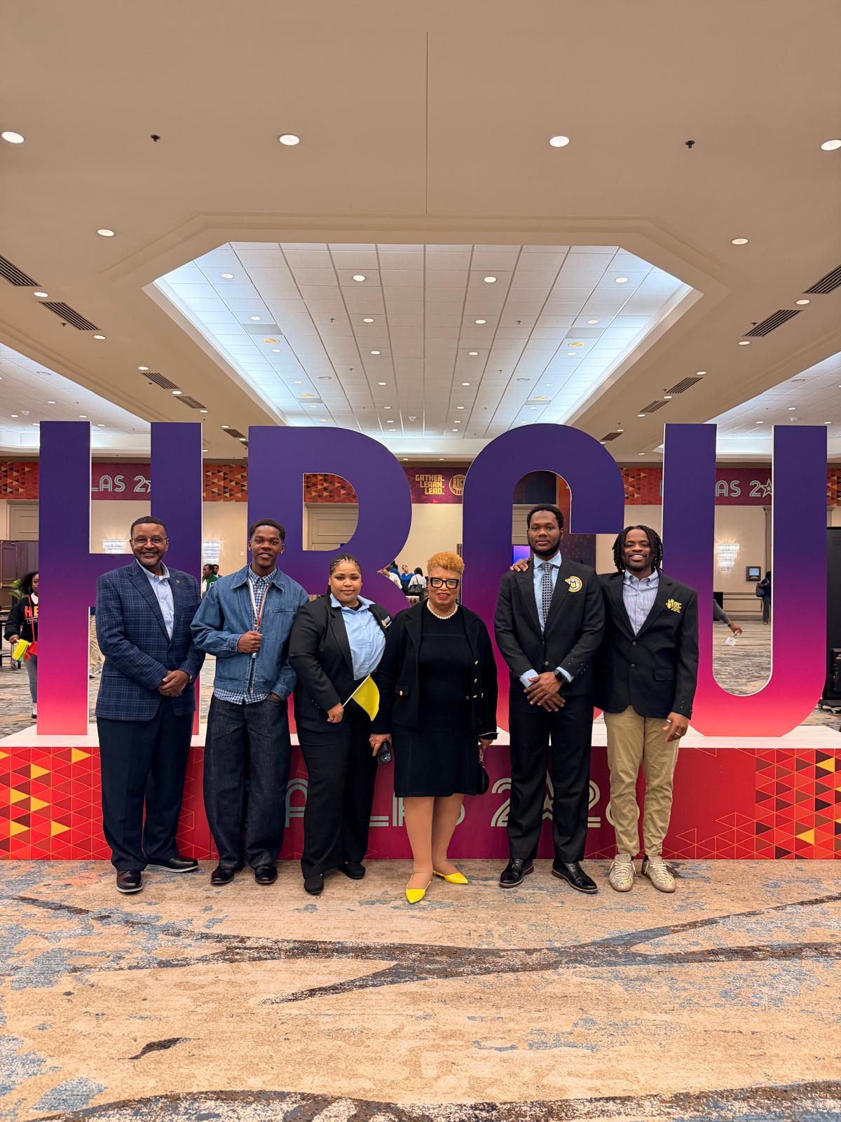 MEC Strada Leadership Summit delegation. From left: Dr. Jesse Kane , Tariq Shallow, Aisha Dyer, Dr. Patricia Ramsey, Thierno Diallo, Ibraheem Keita