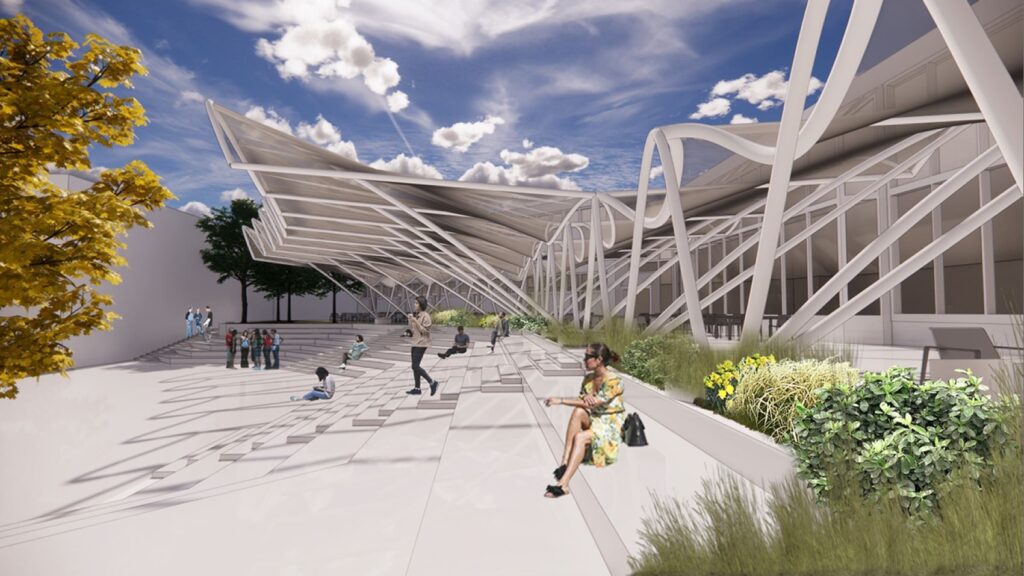 Rendition of new Amphitheater