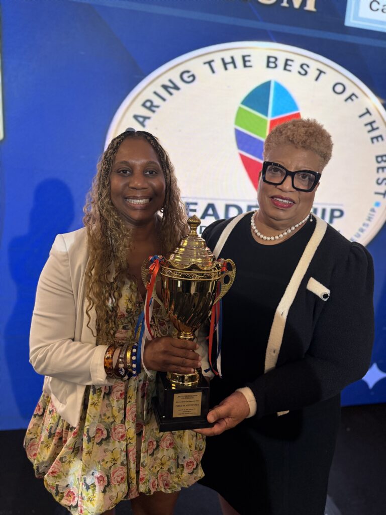 Dr. Zulema Blair, Dean of the School of Business and Dr. Patricia Ramsey, President of Medgar Evers College/CUNY.