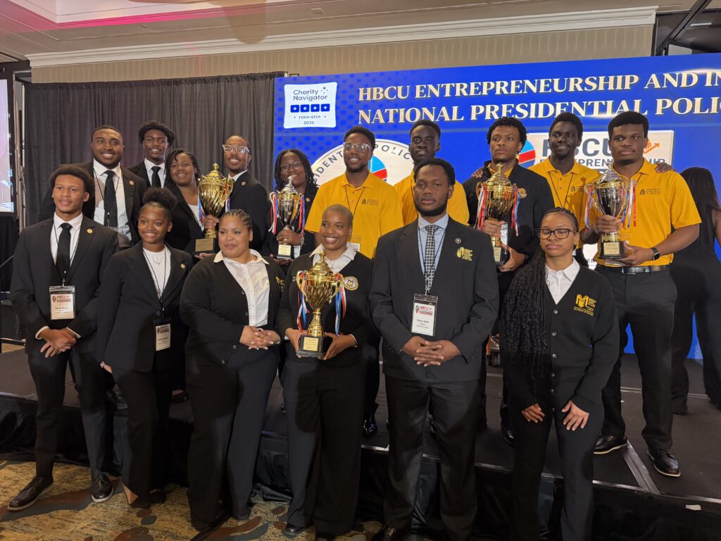 Medgar Evers College Students: Front row starting third from left: Aisha Dyer, Vermita Adolphus, Thierno Diallo, and Zelena McDonald.