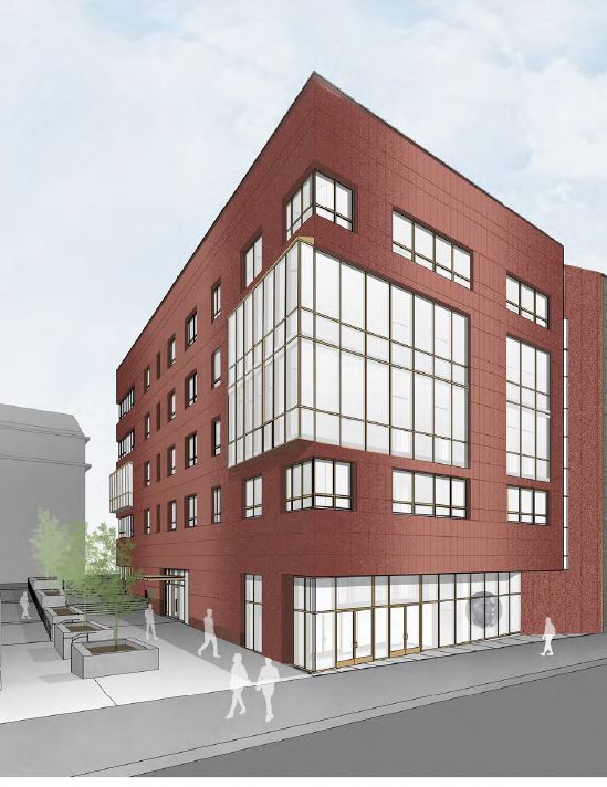 Rendition of new Student Center 