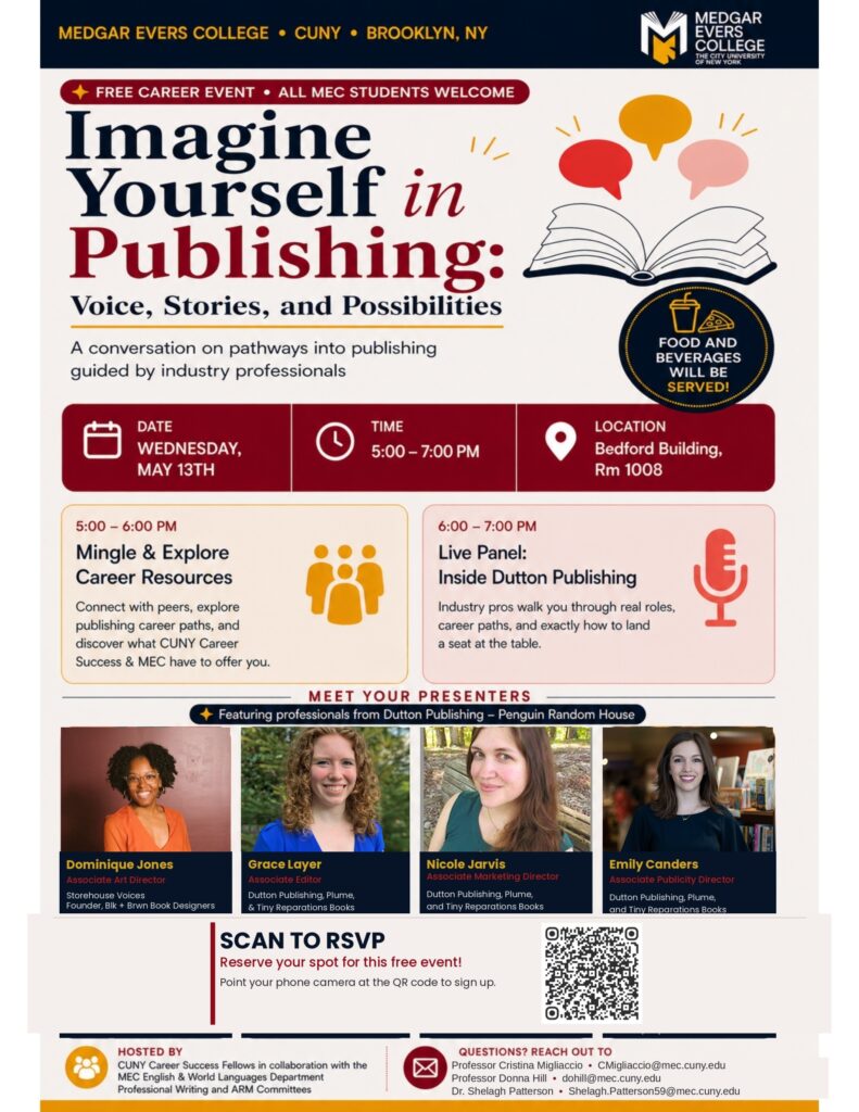 Imagine Yourself in Publishing Flyer