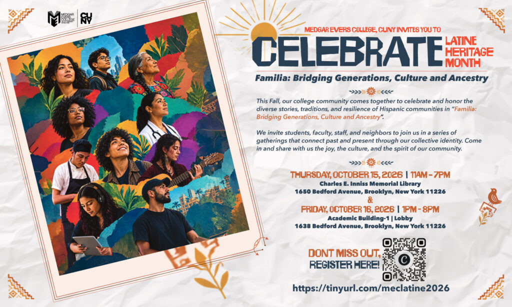 Celebrate Latine Heritage Month: Familia – Bridging Generations, Culture and Ancestry flyer